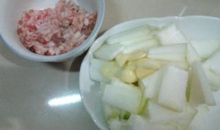 冬瓜瘦肉汤怎么做 肉末冬瓜的做法